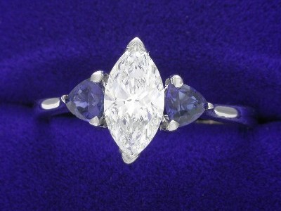 Marquise cut diamond rings for sale