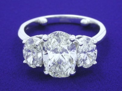 Oval Ring 1.78 ct 0.95 tcw Ovals-3