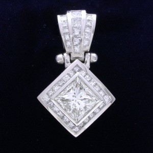 diamond slide pendant 