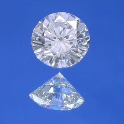 1.05 carat Round Brilliant Cut loose diamond graded J color and SI1 clarity. 