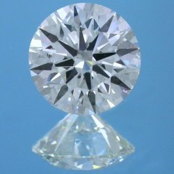 1.51 carat Round Brilliant Cut loose diamond graded F color and SI1 clarity. 