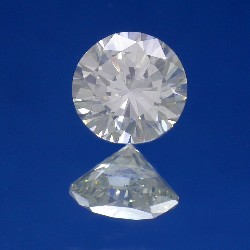 1.82 carat Round Brilliant Cut loose diamond graded H color and SI2 clarity. 