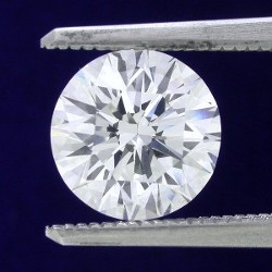 2.13 carat Round Brilliant Cut diamond graded I color and VS2 clarity