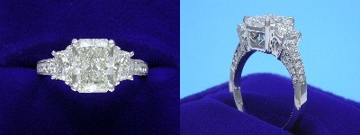 Radiant Cut Diamond Rings