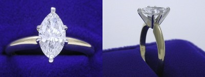 Marquise 0.79 ct 6 prong