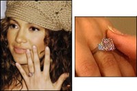 Jennifer Lopez Pink Diamond Ring